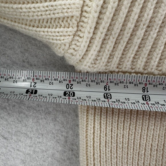 STUNNING MCQ Alexander McQueen Cable Knit Sweater XS Cashmere Alpaca Wool EUC - Picture 14 of 15